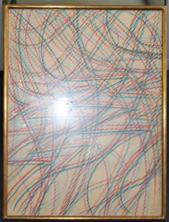 Stanley William Hayter (1901-1988) Untitled 26 x 19.5in.